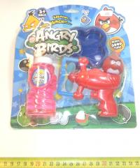 Мыльные пузыри с пистолетом блист. тип Angry Birds